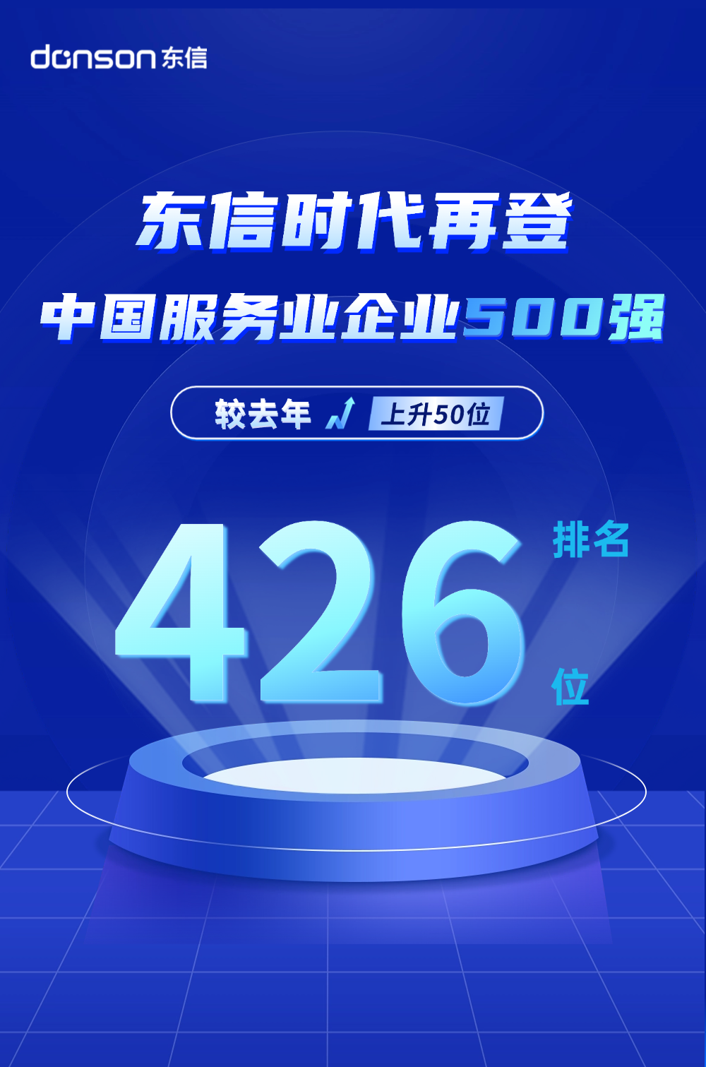 东信时代上榜“2025中国服务业企业500强”，规模实力稳步增长